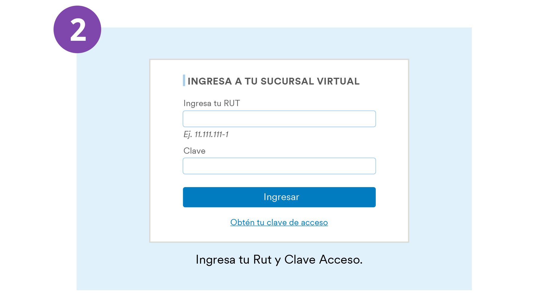 Ingresa a tu Sucursal Virtual