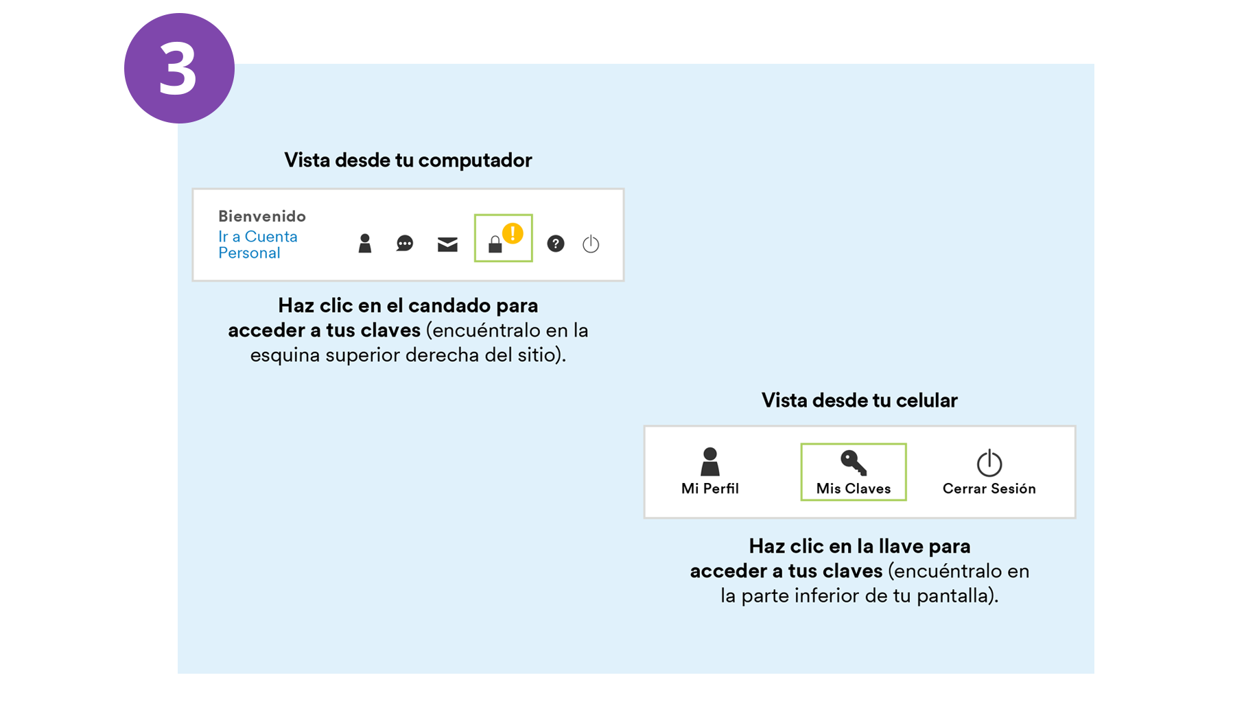 Sección Claves