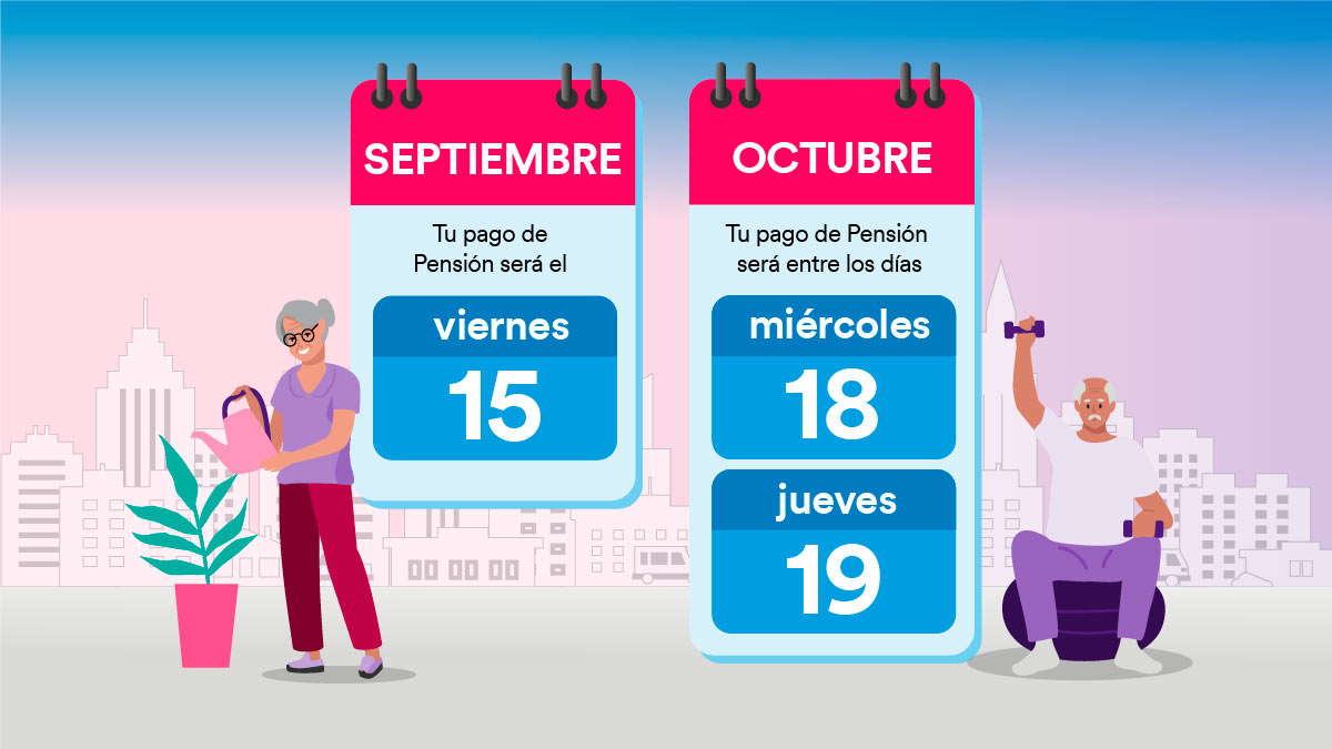 Conoce las fechas de pago de septiembre y octubre