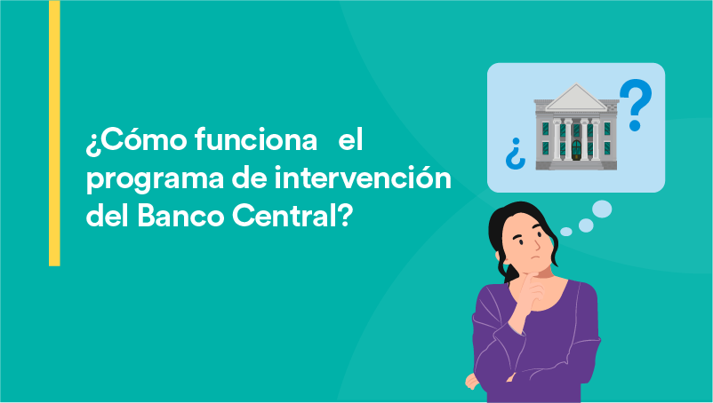 Ok, pero ¿cómo funciona el programa de intervención preventiva del Banco Central?